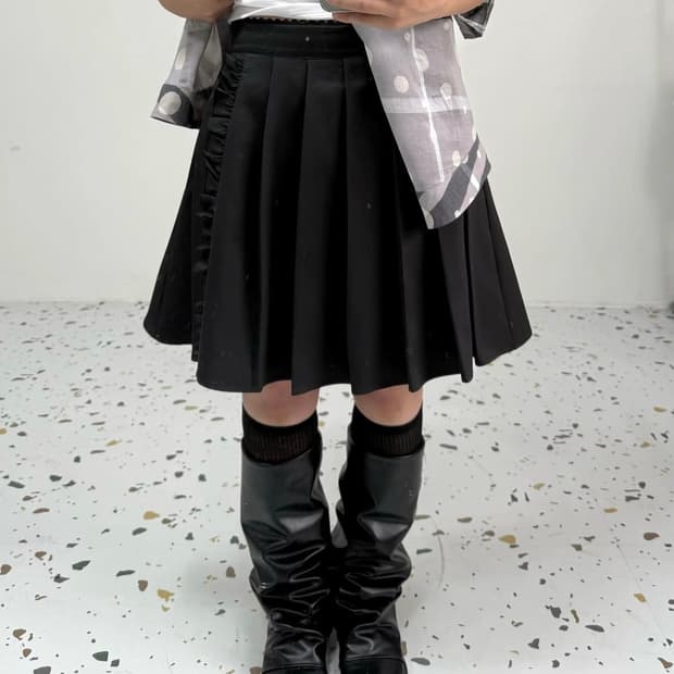 빈티지 플리츠 스커트