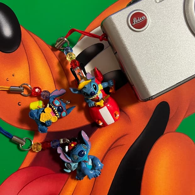 도쿄디즈니 스티치 스트랩 키링 키홀더 3종