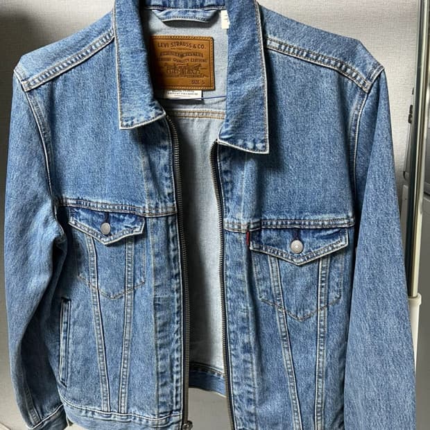 리바이스 집업 데님자켓
