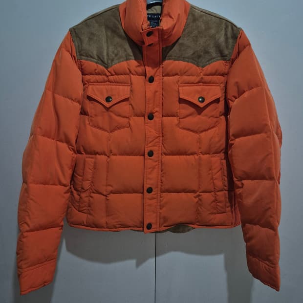 폴로 크롭 다운패딩