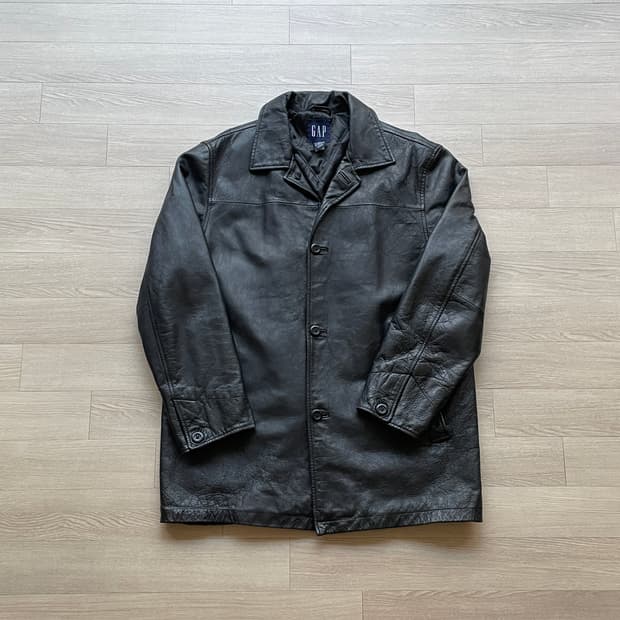 90s 올드갭 레더 카코트 gap carcoat