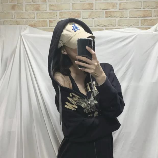 아메리칸이글 후드집업,XL,다크네이비