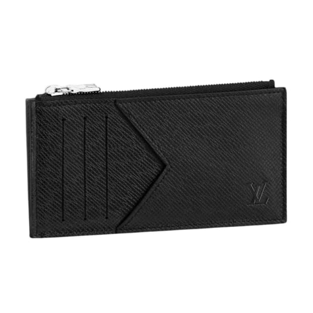 루이비통 코인 카드 홀더 타이가 블랙