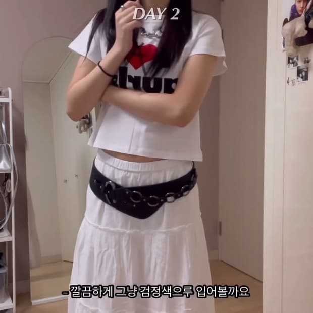 에즈이프캘리 캘리 걸즈 티셔츠 화이트 Calie gutls t-shirt