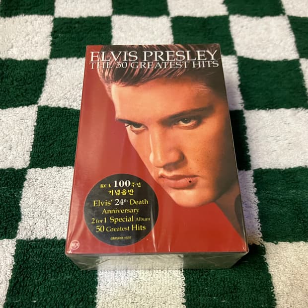 엘비스프레슬리 Elvis Presley 더블 앨범 미개봉 카세트테이프