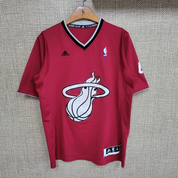 100~105사이즈 아디다스 농구 져지 르브론 제임스 마이애미 NBA