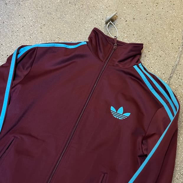 ADIDAS 아디다스 버건디 파이어버드져지💯