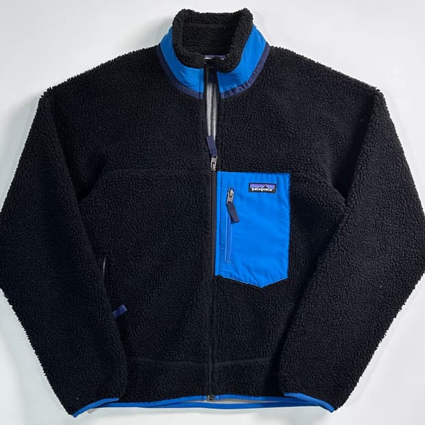 파타고니아 블랙 레트로 후리스 자켓