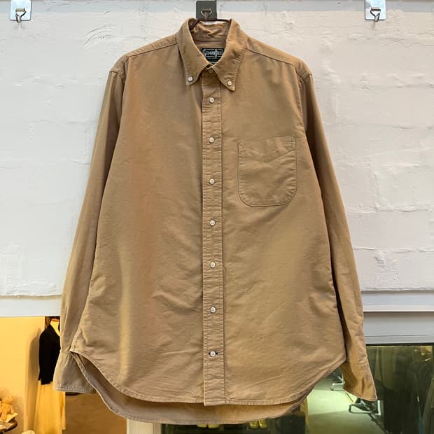 GitmanBros USA 베이지 코튼 셔츠 M