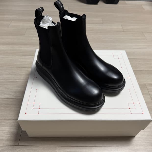 알렉산더 맥퀸 첼시부츠