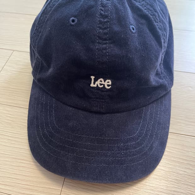 일본판)Lee 네이비 코듀로이 볼캡 S사이즈