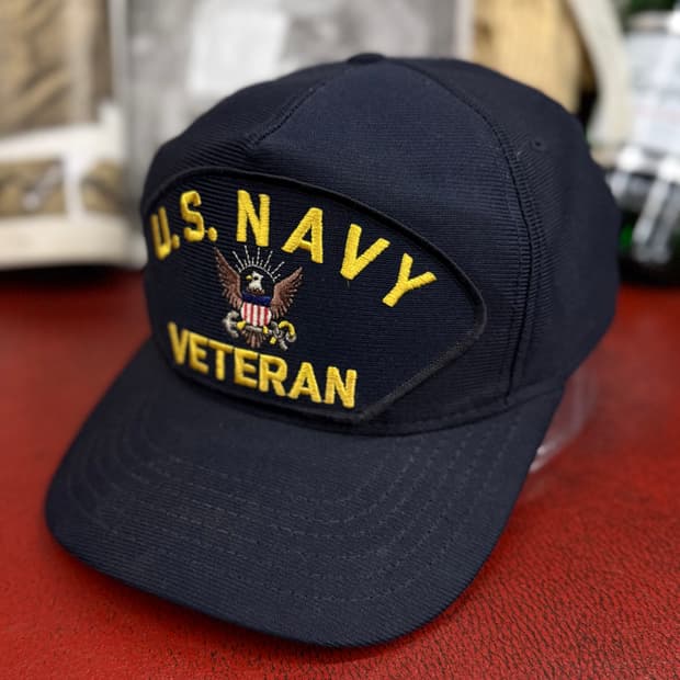 US NAVY VETERAN 미해군 베테랑 트러커 캡