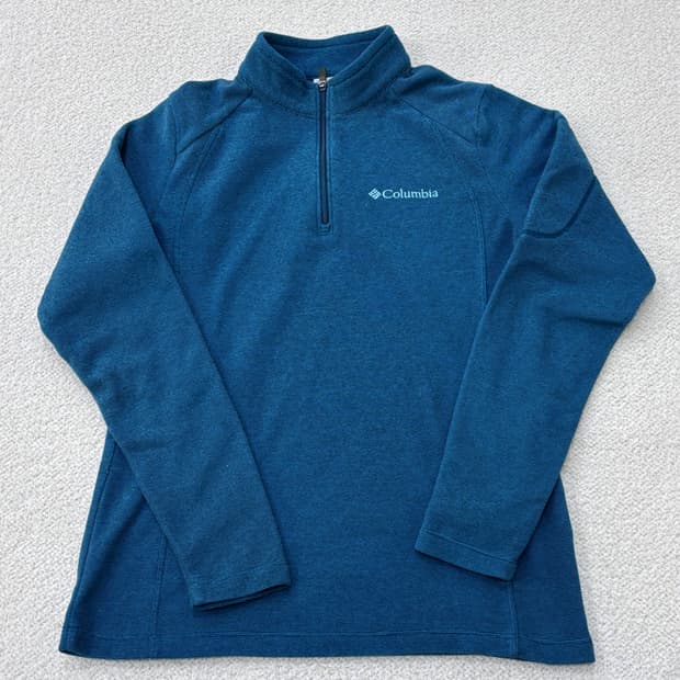 S 컬럼비아 여성용 하프 집업 티셔츠 0305E