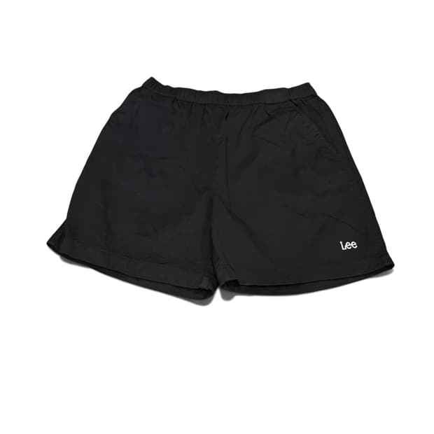 M LEE 리 블랙 코튼 쇼츠 반바지
