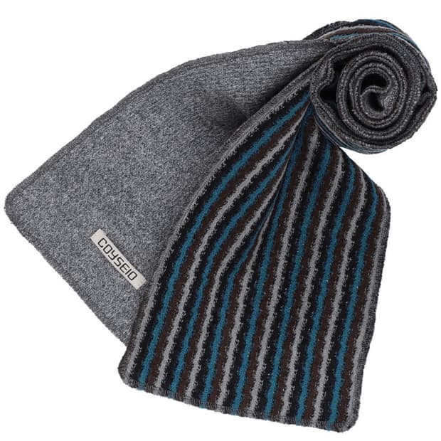 코이세이오 더블 니트 머플러 그레이