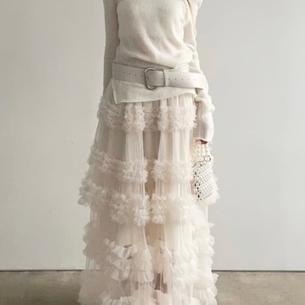 아델리오 bouquet chiffon sha skir