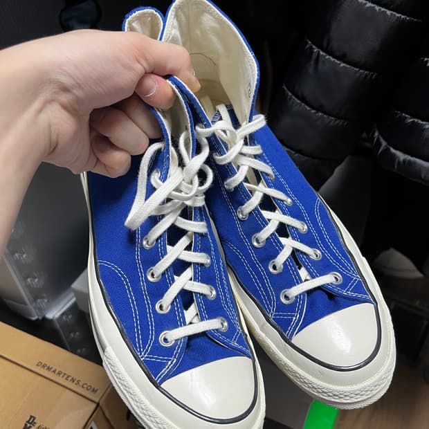 컨버스 하이 척테일러 블루 300사이즈