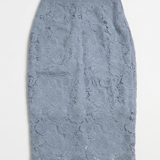 H라인 레이스 스커트