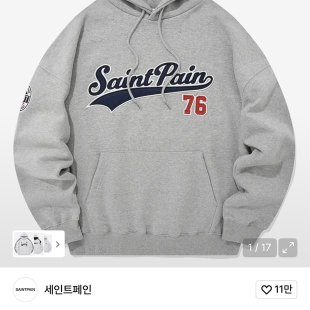 세인트페인 후드티