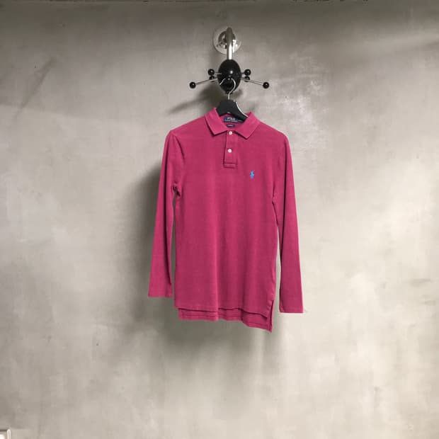 폴로 랄프로렌 PK 긴팔 카라티 핑크 XS(W)