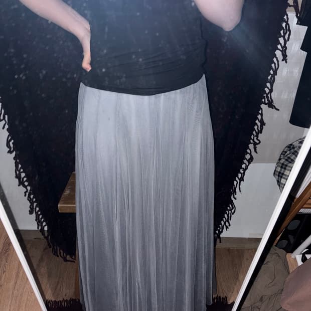 Grey sha skirt