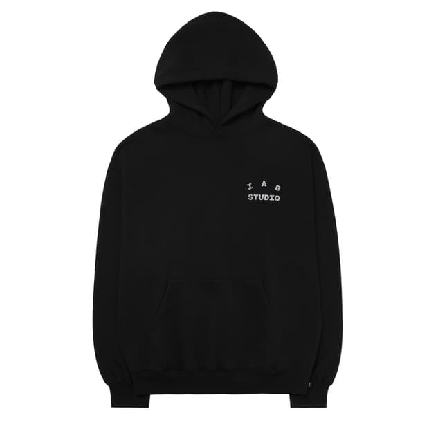 아이앱 스튜디오 아이앱 카모 로고 후드 블랙