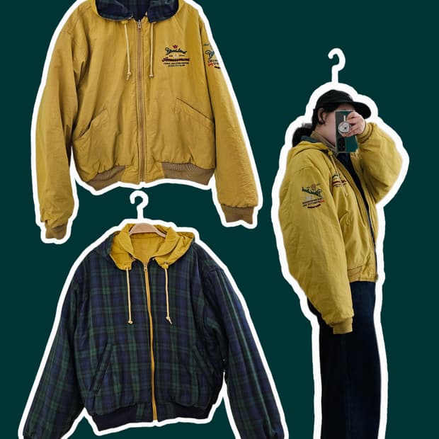 Blood stock 리버시블 반전 패딩