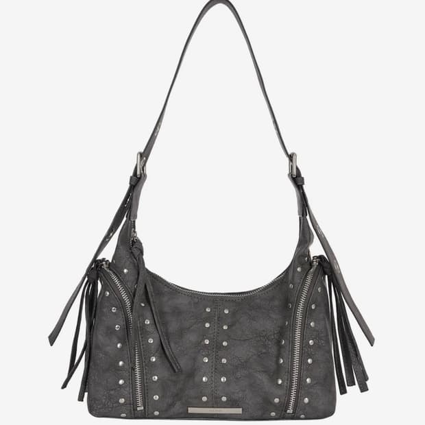 일리고 리프 아일렛 숄더 백 블랙