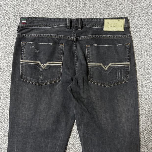 디젤 흑청 데님 33