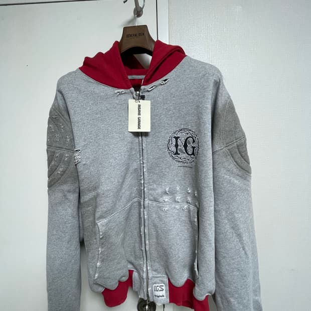 (새제품)인세인개러지 엠프티 한정 후드 집업 2사이즈