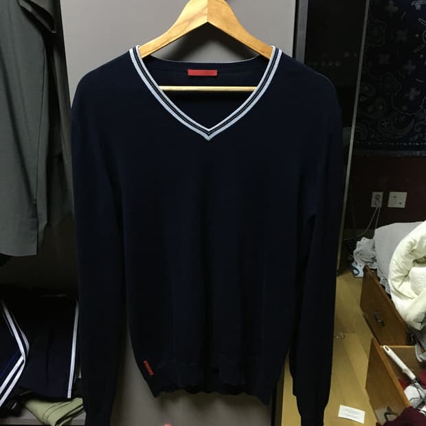Prada sport v neck knit