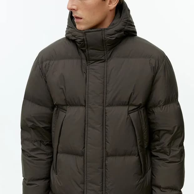 아르켓 블랙 다운 롱 패딩