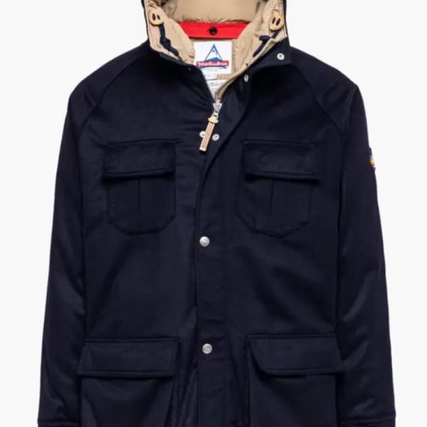 메종키츠네 X 홀루바 패딩