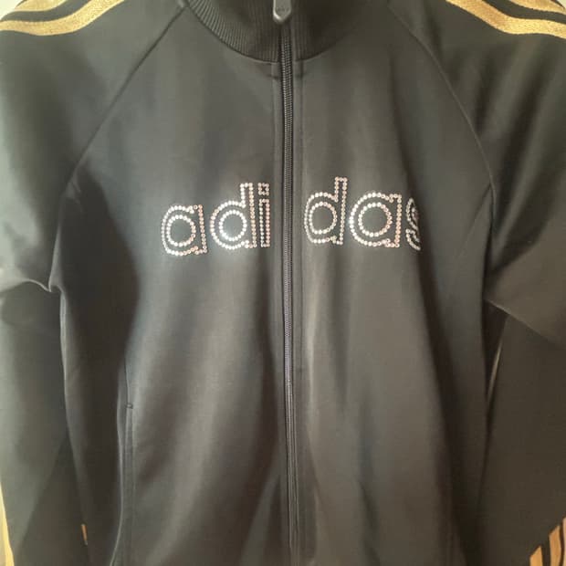 아디다스 금색 큐빅 져지 90