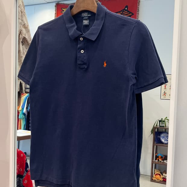 Polo RL 폴로 랄프로렌 카라티 pk 반팔 티셔츠 (navy)