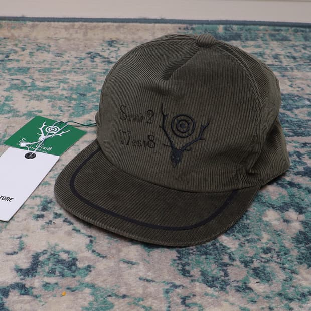 South2West8 남이서팔 코듀로이 트러커 캡 올리브 새상품