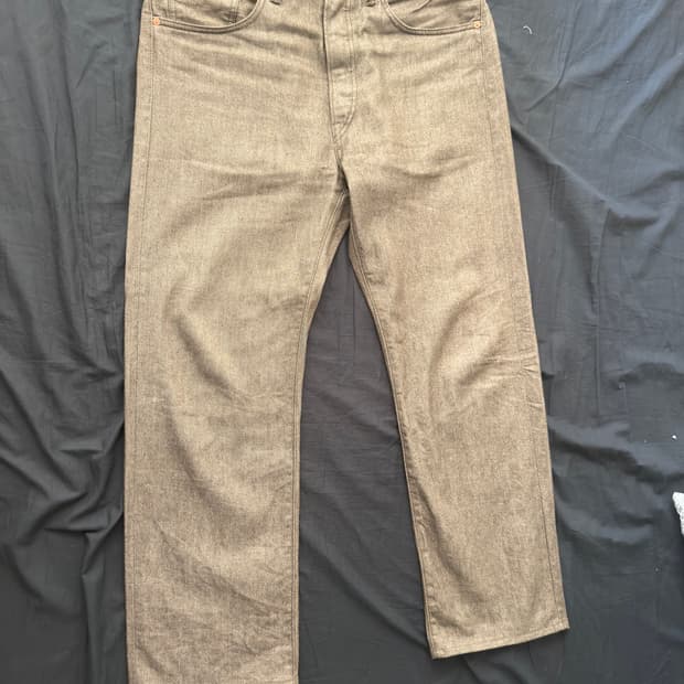 RRL 더블알엘 빈파포 올리브 셀비지 34*32