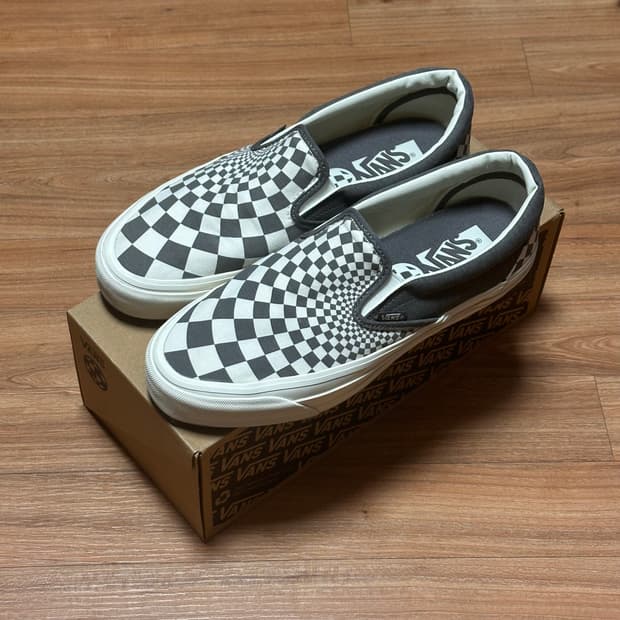 반스 MTE 슬립온 리이슈 98 래디얼 체커보드 275