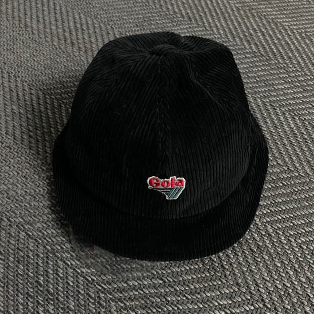 GOLA 코듀로이 버킷햇 블랙o 4238