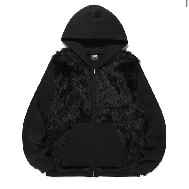 (새상품) 나이스고스트클럽 FUR YETI HOODIE ZIP UP