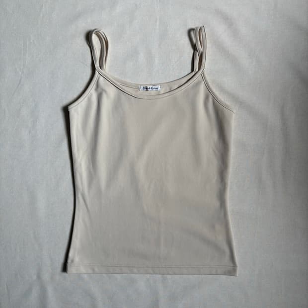 vintage double strap sleeveless top