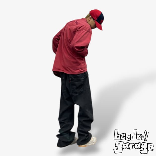 리바이스 엔지니어드 블랙 데님팬츠