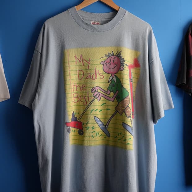(XXL) 90s 최고의 아빠 빈티지 티셔츠