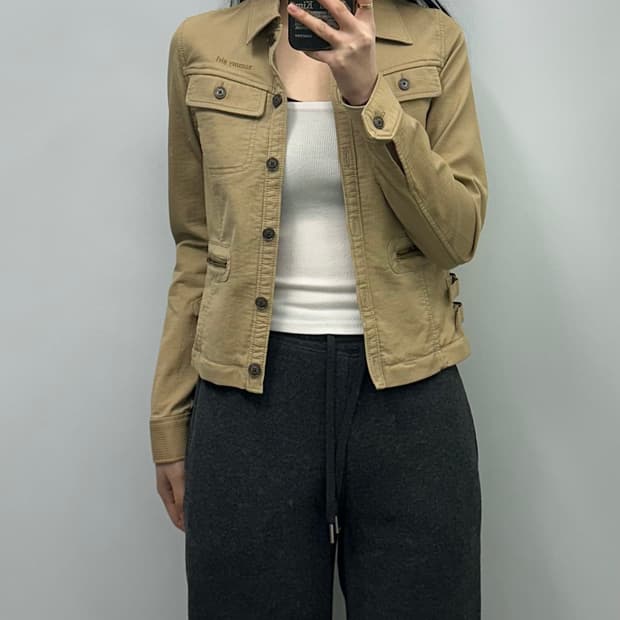 타미힐피거 포켓 코듀로이 셔츠자켓