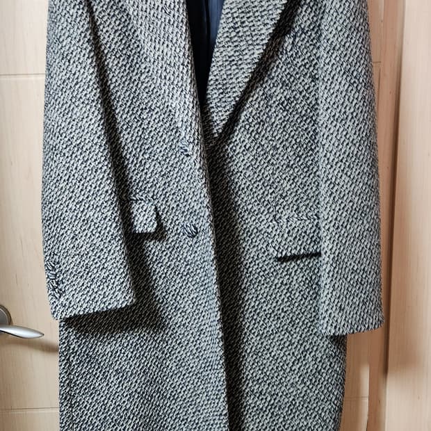 STU - Saturday Of Us 헤링본 울코트 세미오버핏 L 새상품