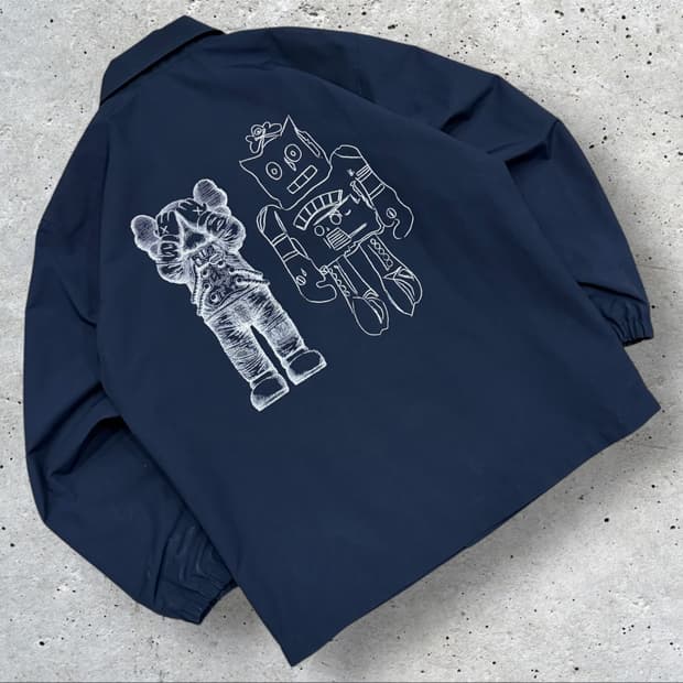 [S] 유니클로 카우스 앤디 워홀 코치 자켓 네이비 C346