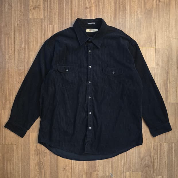 KANSAI 야마모토 간사이 코듀로이 남방 블랙 5L