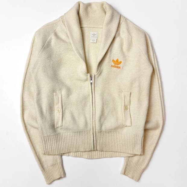 아디다스 05s Y2K 울 크롭 니트 가디건 PN5385