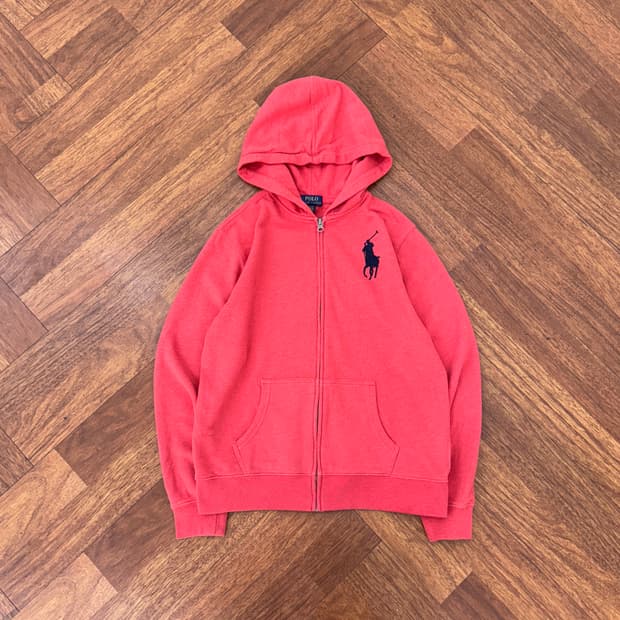 90 폴로 랄프로렌 빅포니 후드 집업 