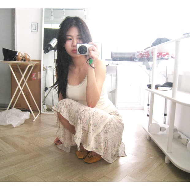 츠모리치사토 버터 드레이퍼리 스커트